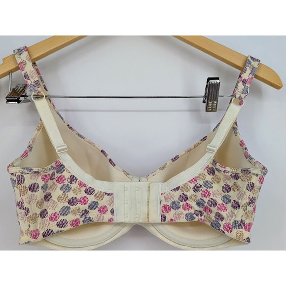 MODERN MOVEMENT BRA 32DDD Tan & polka dots - Picture 6 of 9
